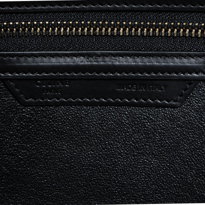 Celine Satin Calfskin Mini Tri-Color Luggage Seashell 6 of 9