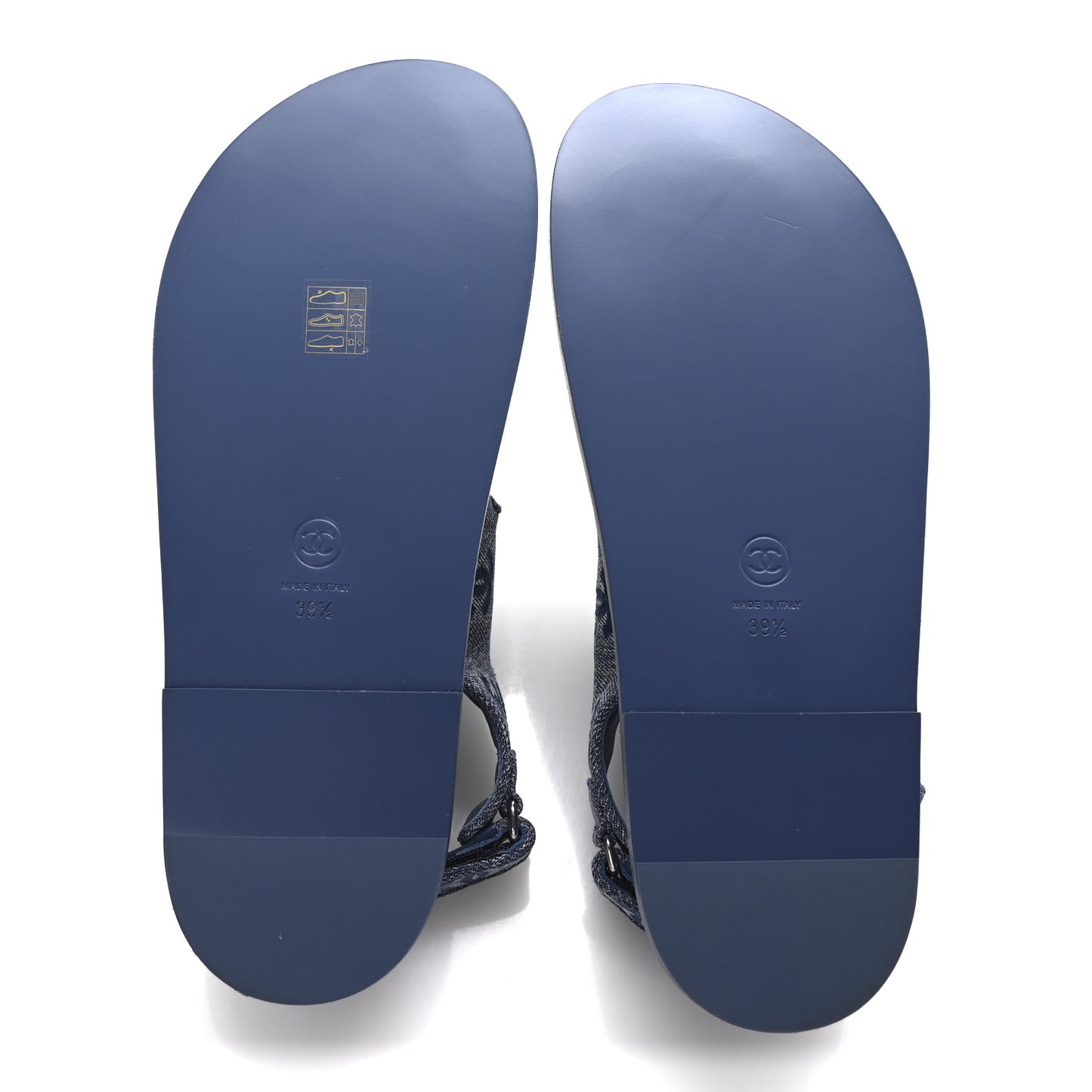 Denim CC Dad Sandals 39.5 Blue 39.5 Blue