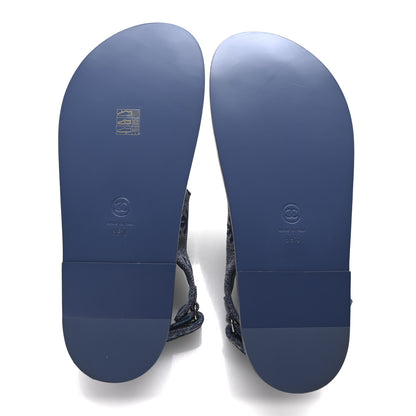 Chanel Denim CC Dad Sandals 39.5 Blue 39.5 Blue 6 of 10