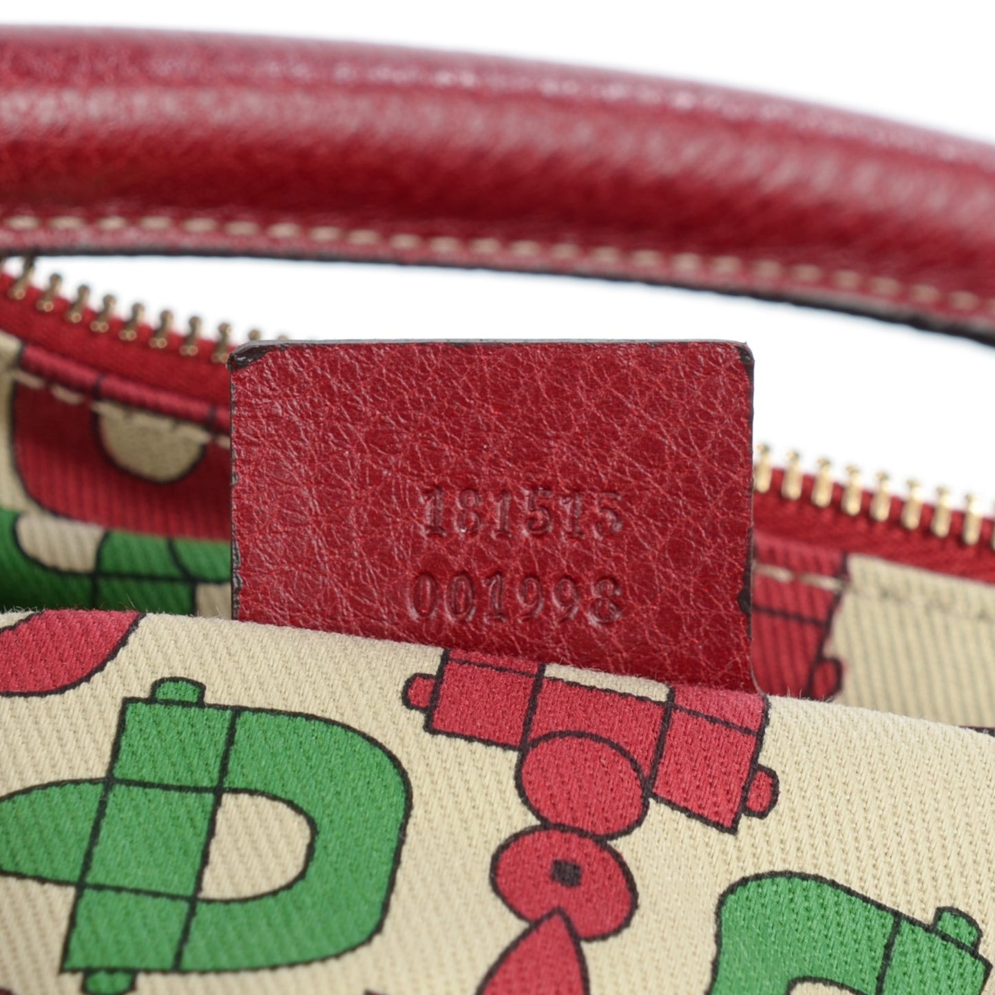 Pebbled Calfskin Guccissima Trim Medium Signoria Hobo Red