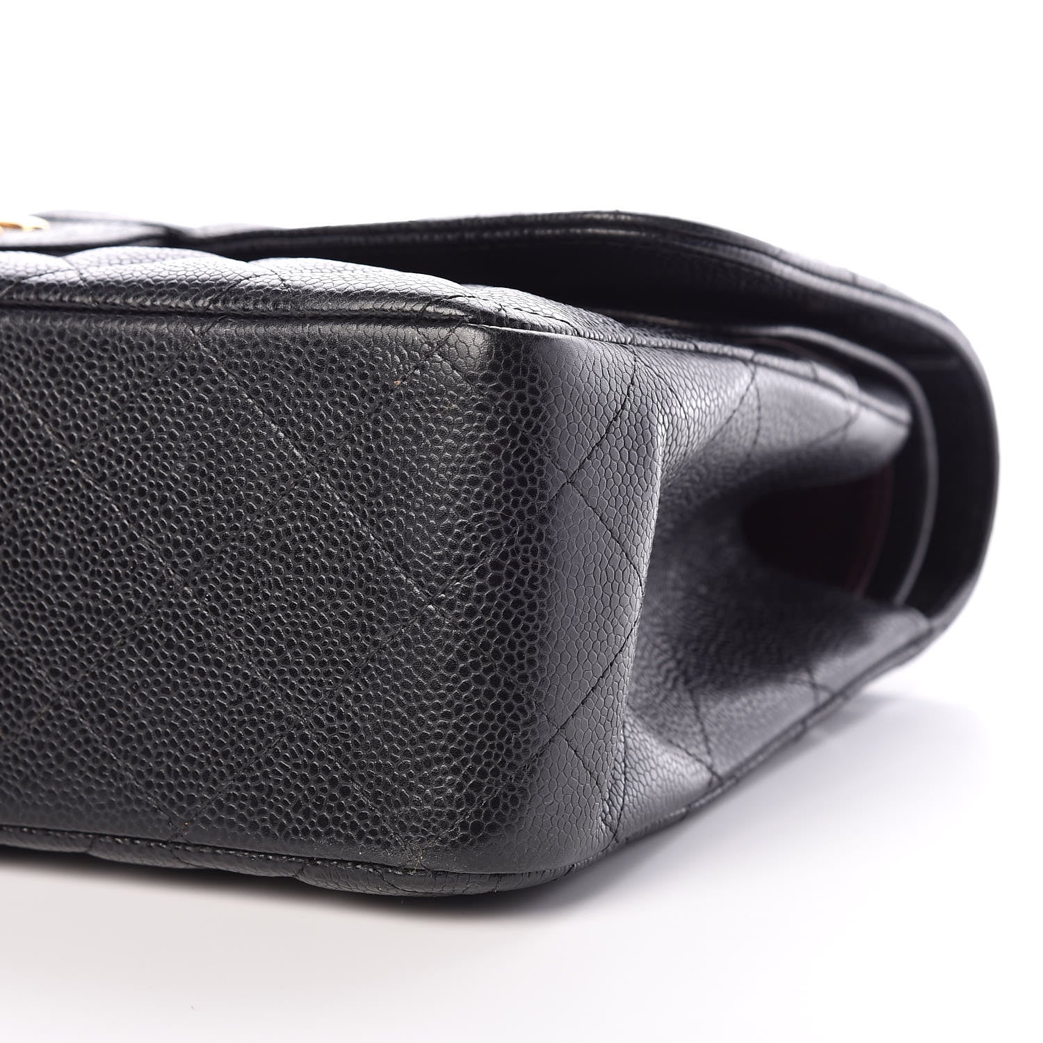 Chanel Caviar Quilted Jumbo Double Flap Black 6 of 10