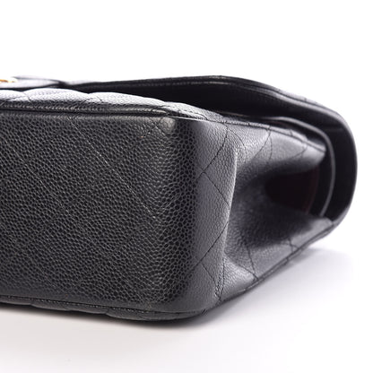 Chanel Caviar Quilted Jumbo Double Flap Black 6 of 10