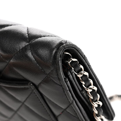 Chanel Lambskin Quilted Wallet On Chain WOC Black 13 of 15