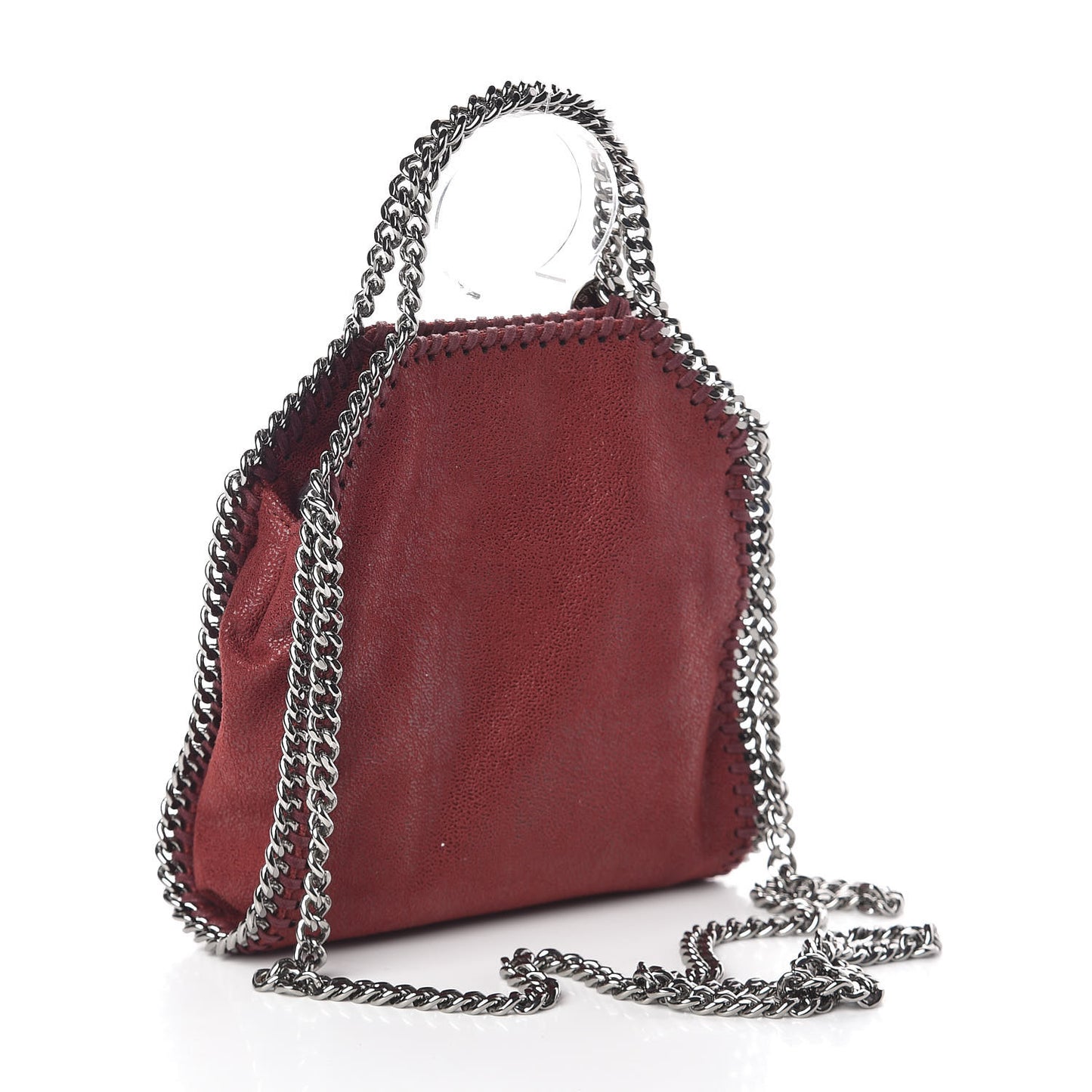 Shaggy Deer Tiny Falabella Tote Red