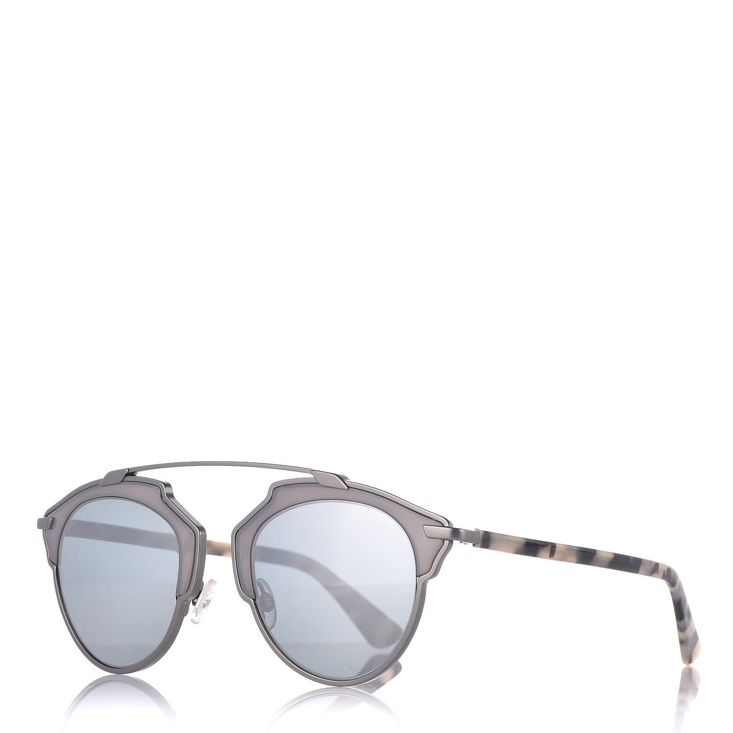 Christian Dior So Real Sunglasses Ruthenium Light Havana 1 of 9