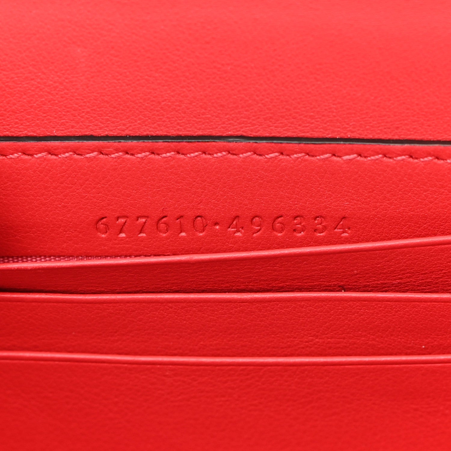 Gucci GG Supreme Monogram Moon Calfskin Love Valentines Day Padlock Case Beige Ebony New Geranium 7 of 12