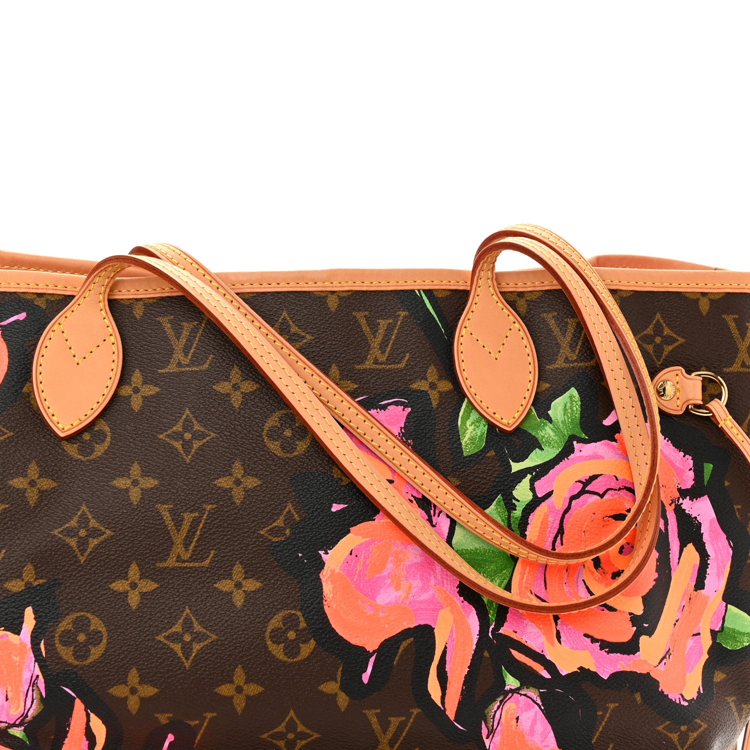 Louis Vuitton Monogram Roses Neverfull MM 11 of 11