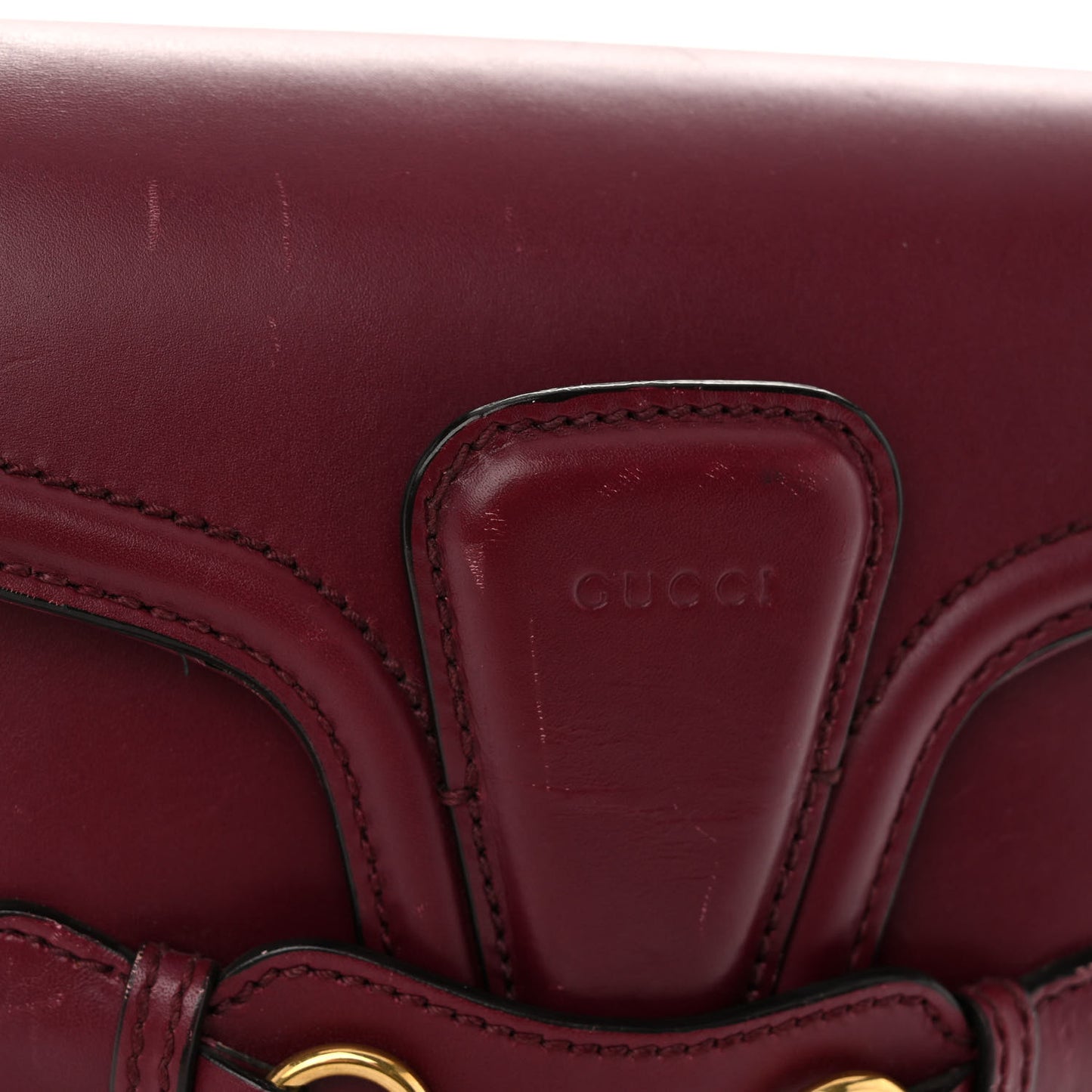 Ruinart Calfskin Small Lady Web Shoulder Bag Red