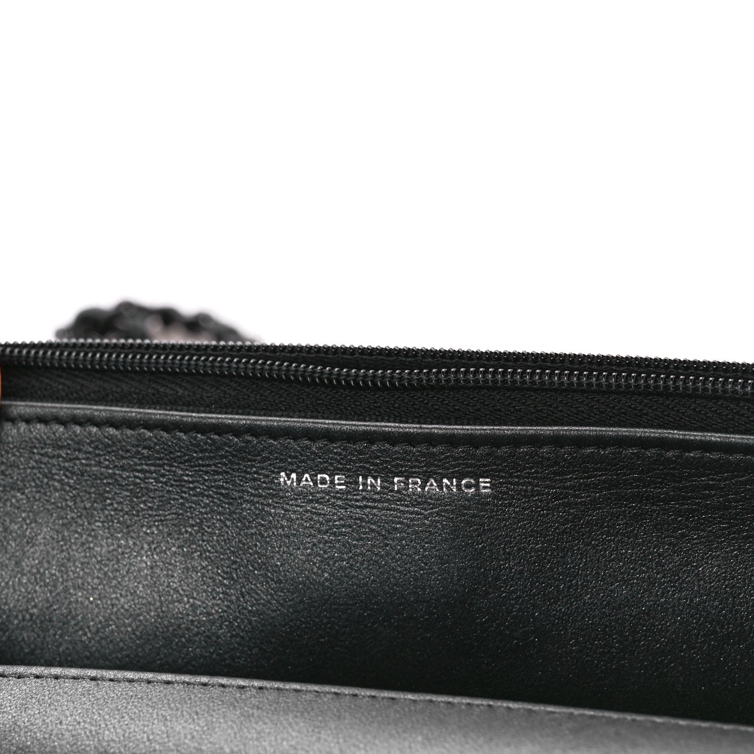Chanel Lambskin Quilted Wallet On Chain WOC So Black 7 of 15