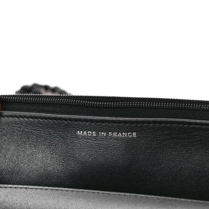 Chanel Lambskin Quilted Wallet On Chain WOC So Black 7 of 15