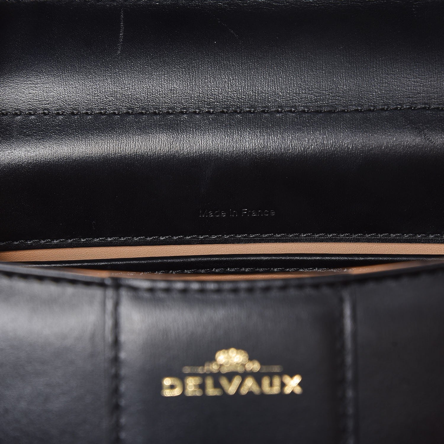 Delvaux Calfskin Mini Brillant Satchel Black 7 of 9
