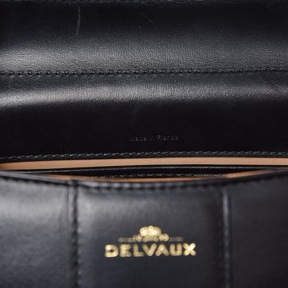 Delvaux Calfskin Mini Brillant Satchel Black 7 of 9
