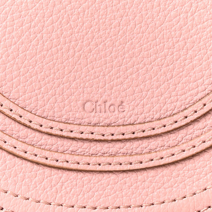 Chloe Grained Calfskin Small Marcie Saddle Bag Blossom Pink 7 of 9