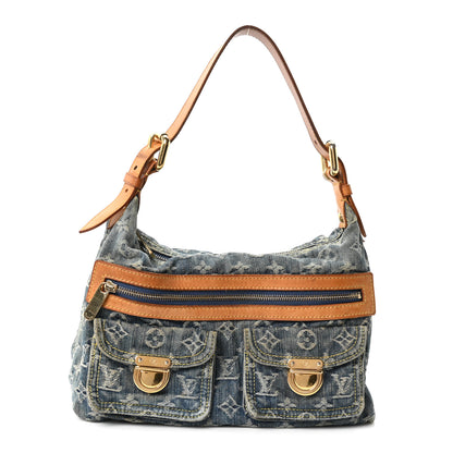 Louis Vuitton Monogram Denim Baggy PM Blue 1 of 8