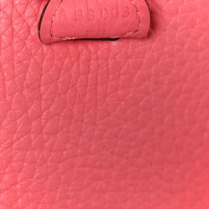 Hermes Taurillon Clemence Amazone Evelyne TPM Rose Azalee Rouge Pivoine 8 of 11