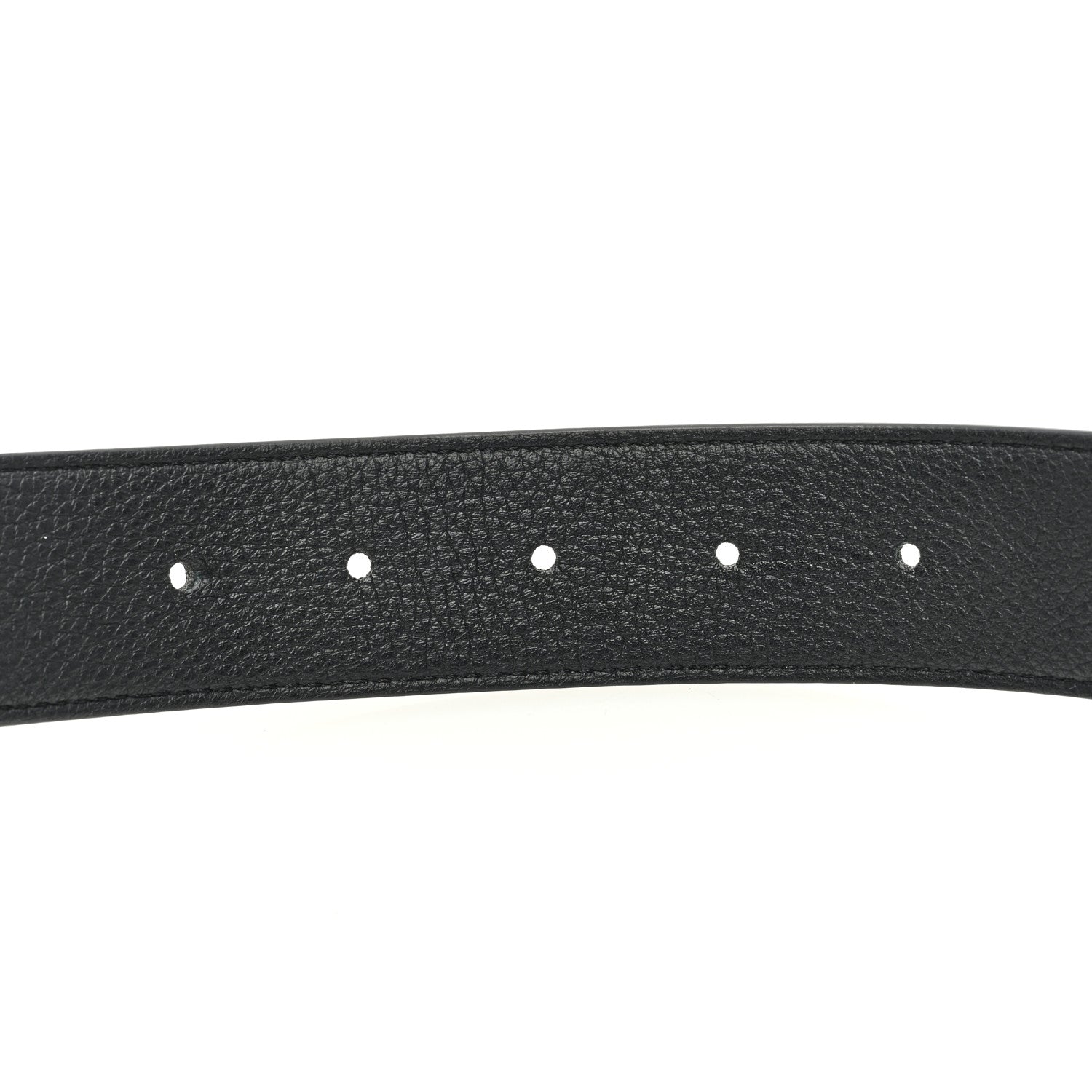 Fendi Vitello Stitched FF Buckle Belt Black 4 of 4