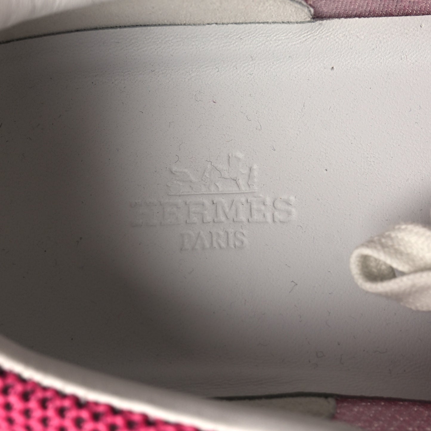 Air Mesh Suede Goatskin Bouncing Sneakers 40 Rose Multicolor
