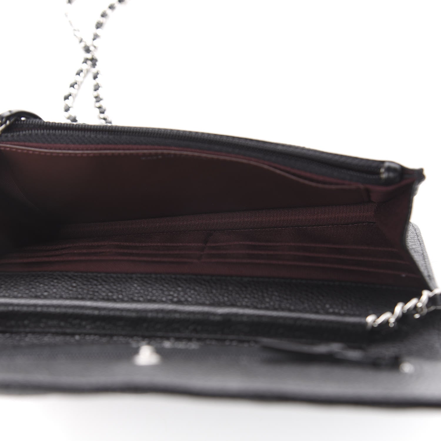 Chanel Caviar Quilted Wallet On Chain WOC Black 4 of 11