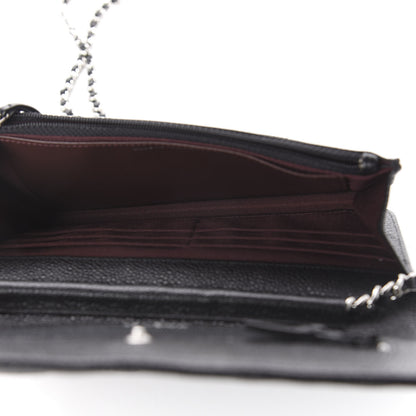 Chanel Caviar Quilted Wallet On Chain WOC Black 4 of 11