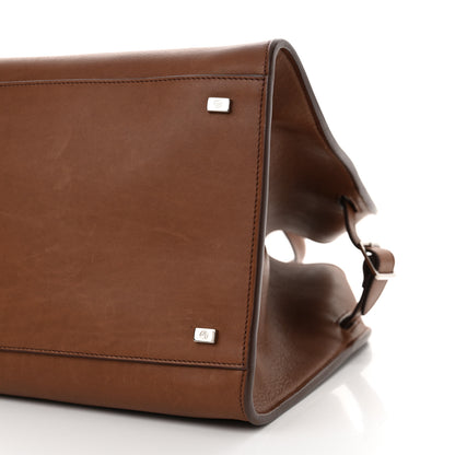 The Row Polished Saddle Calfskin Soft Margaux 15 Cuir 9 of 12