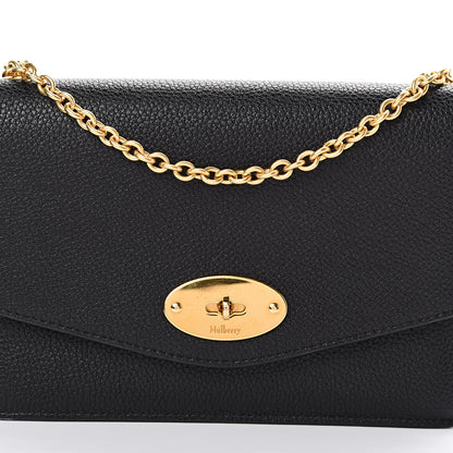 Mulberry Small Classic Grain Calfskin Small Darley Black 11 of 15