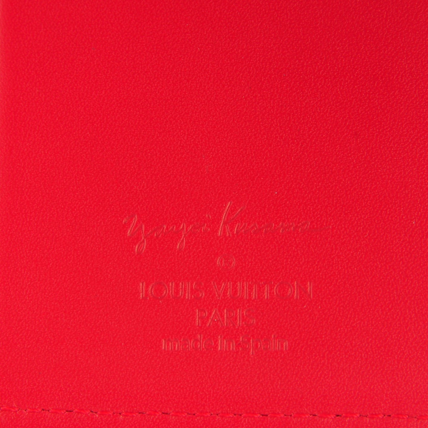 Vernis Kusama Infinity Dots Small Ring Cover Agenda Red