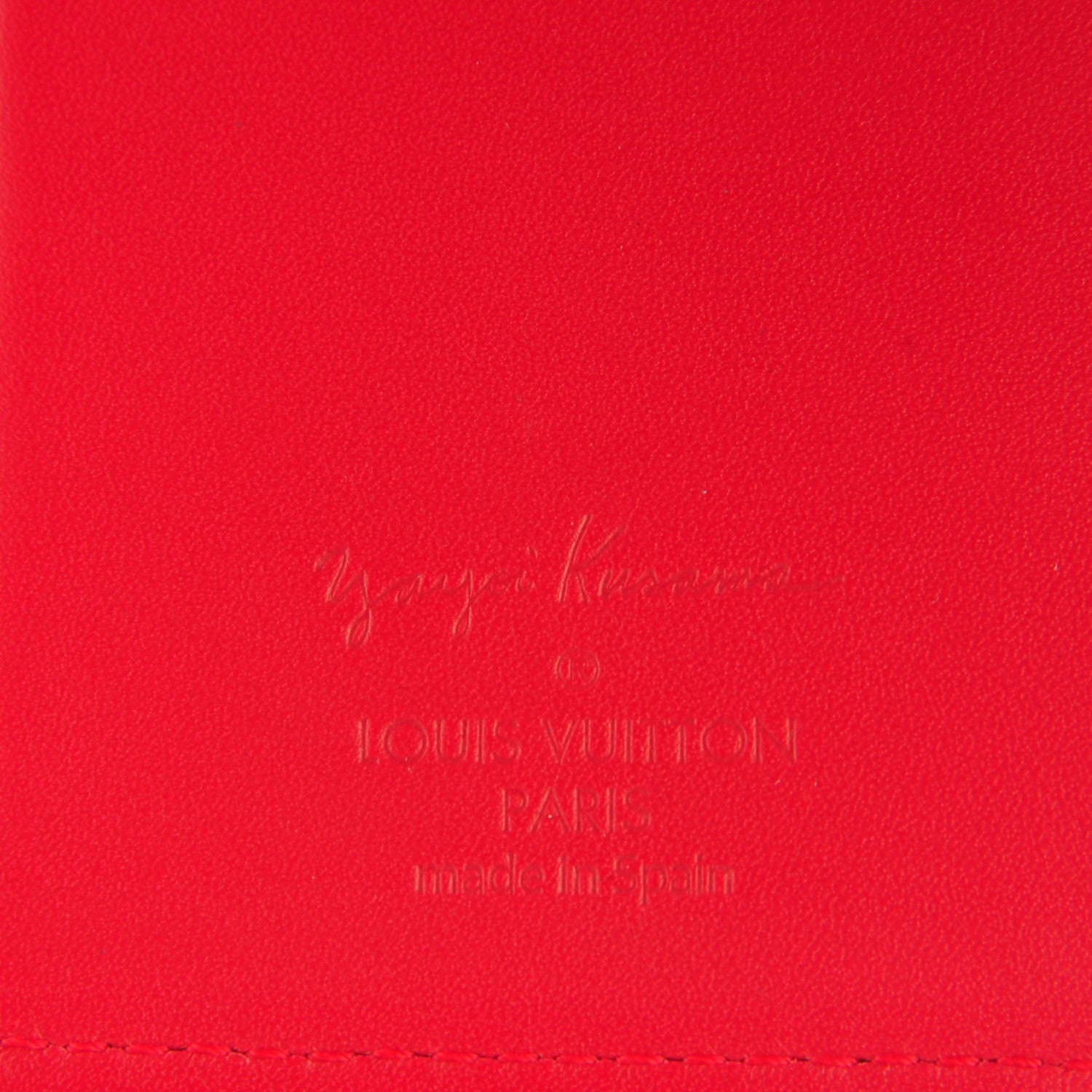 Louis Vuitton Vernis Kusama Infinity Dots Small Ring Cover Agenda Red 6 of 7