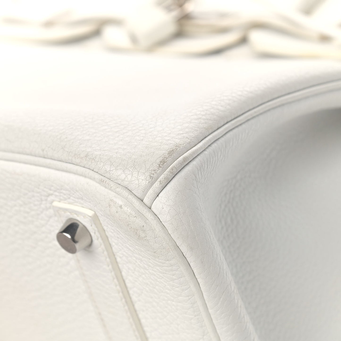 Taurillon Clemence Birkin 35 White