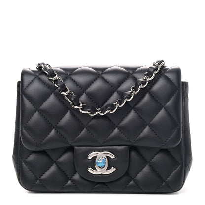 Chanel Lambskin Quilted Mini Square Flap Black 1 of 4