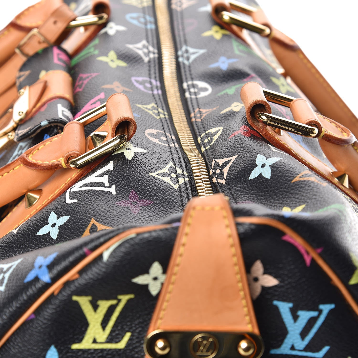 Louis Vuitton Monogram Multicolor Keepall 45 Black 14 of 15