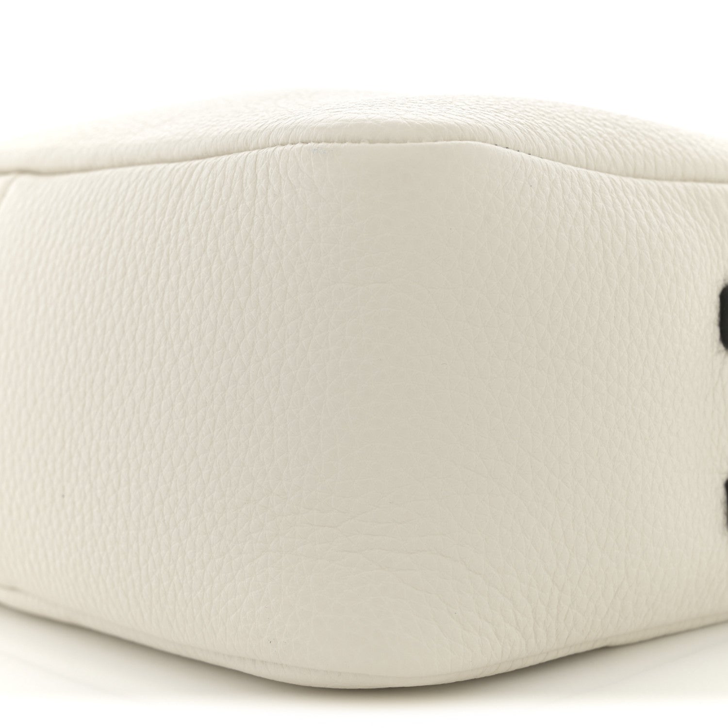 Prada Vitello Daino Soft Medium Double Zip Shoulder Bag White 10 of 11