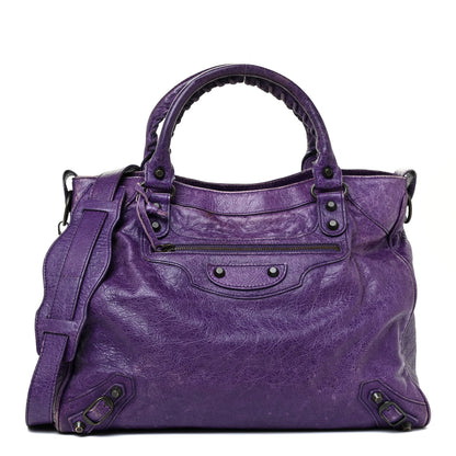 Balenciaga Agneau Classic Hardware Velo Dark Violet 1 of 38