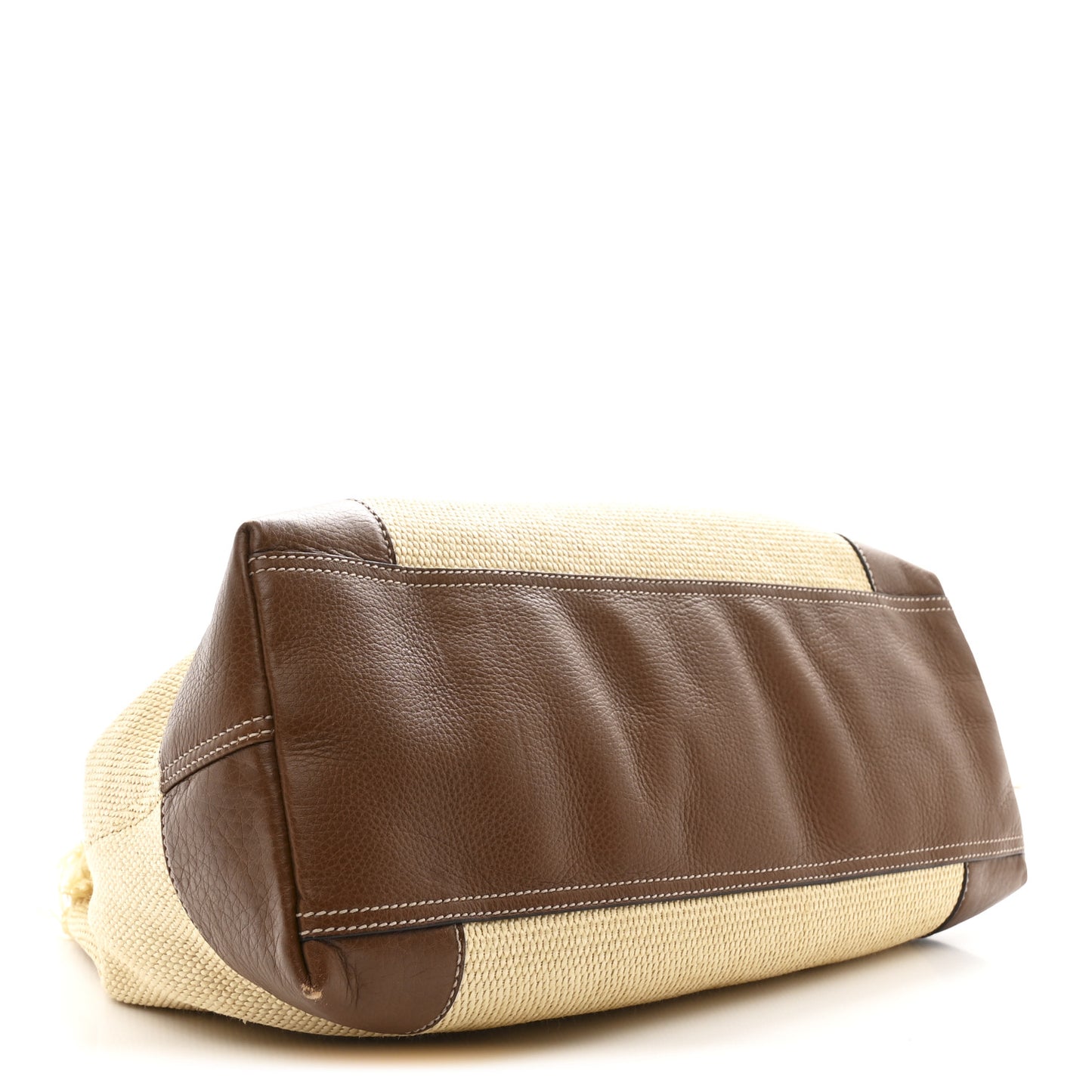 Raffia Medium Soho Chain Shoulder Bag Beige