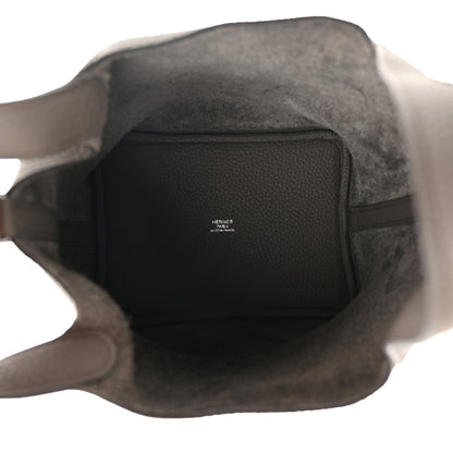 Hermes Taurillon Clemence Picotin Lock 18 PM Etain 5 of 11