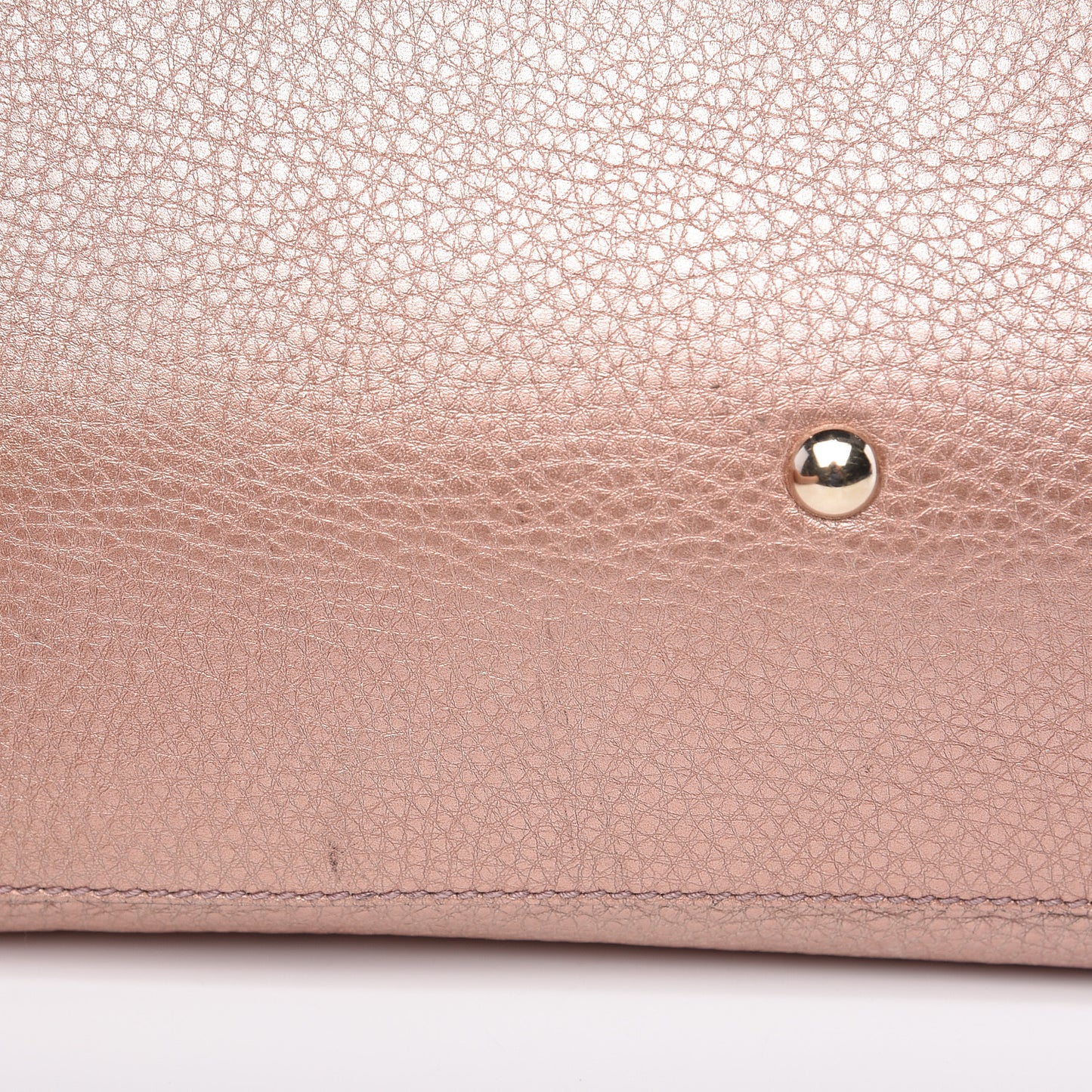 Metallic Cellarius Calfskin Small Soho Top Handle Satchel Pink