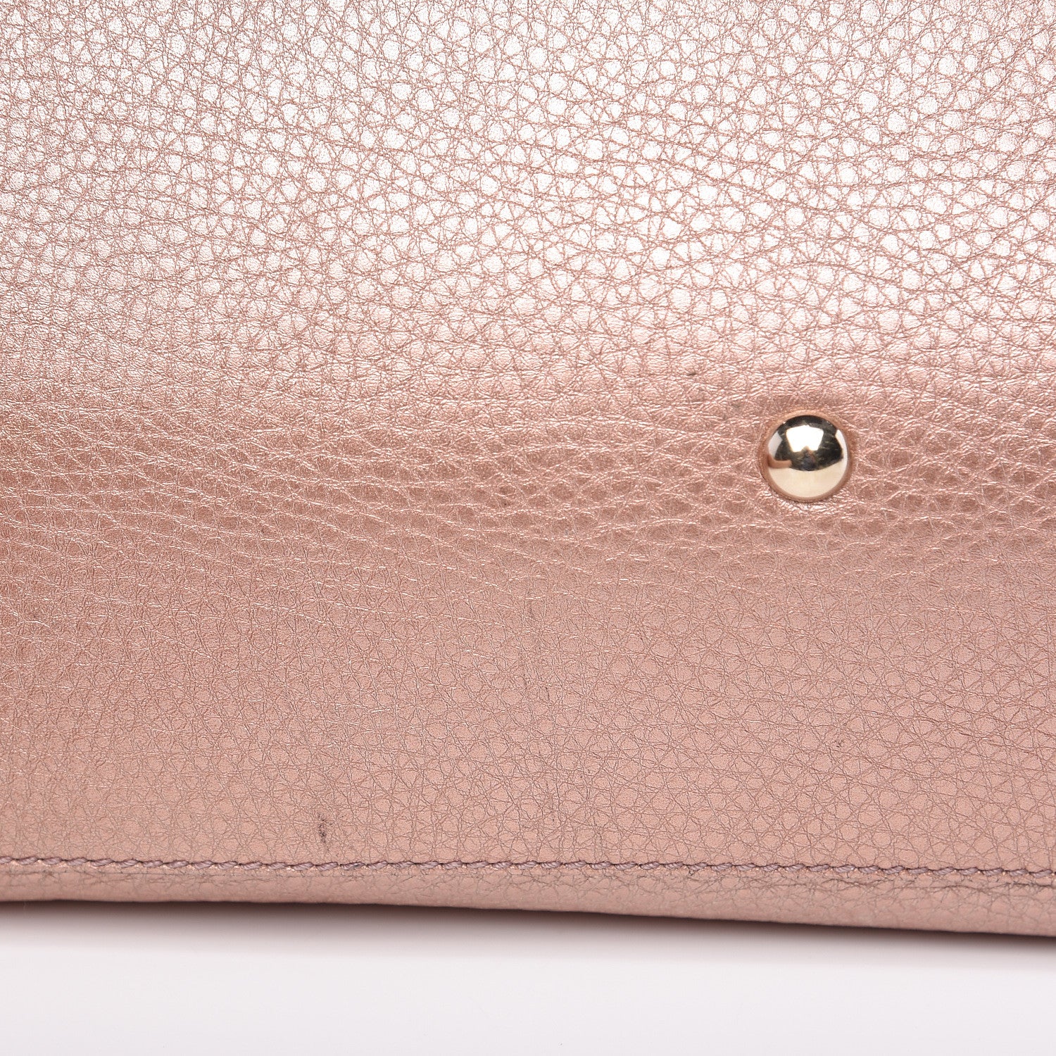 Gucci Metallic Cellarius Calfskin Small Soho Top Handle Satchel Pink 13 of 18
