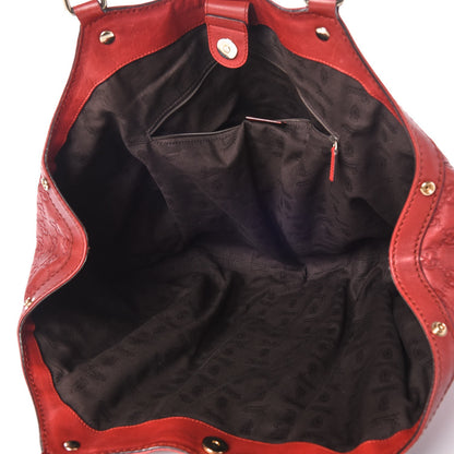 Gucci Guccissima Large Sukey Tote Red 5 of 9