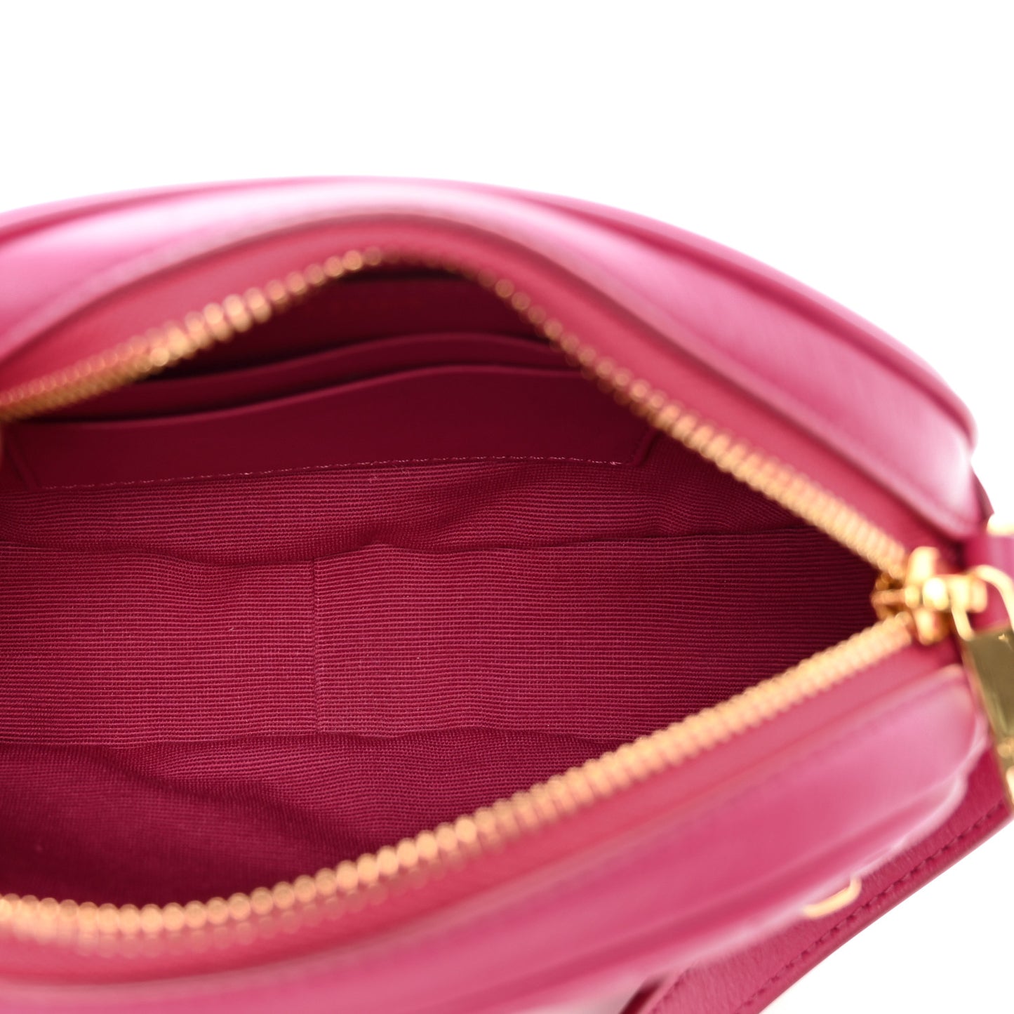 Calfskin Quilted Small C Charm Bag Pink