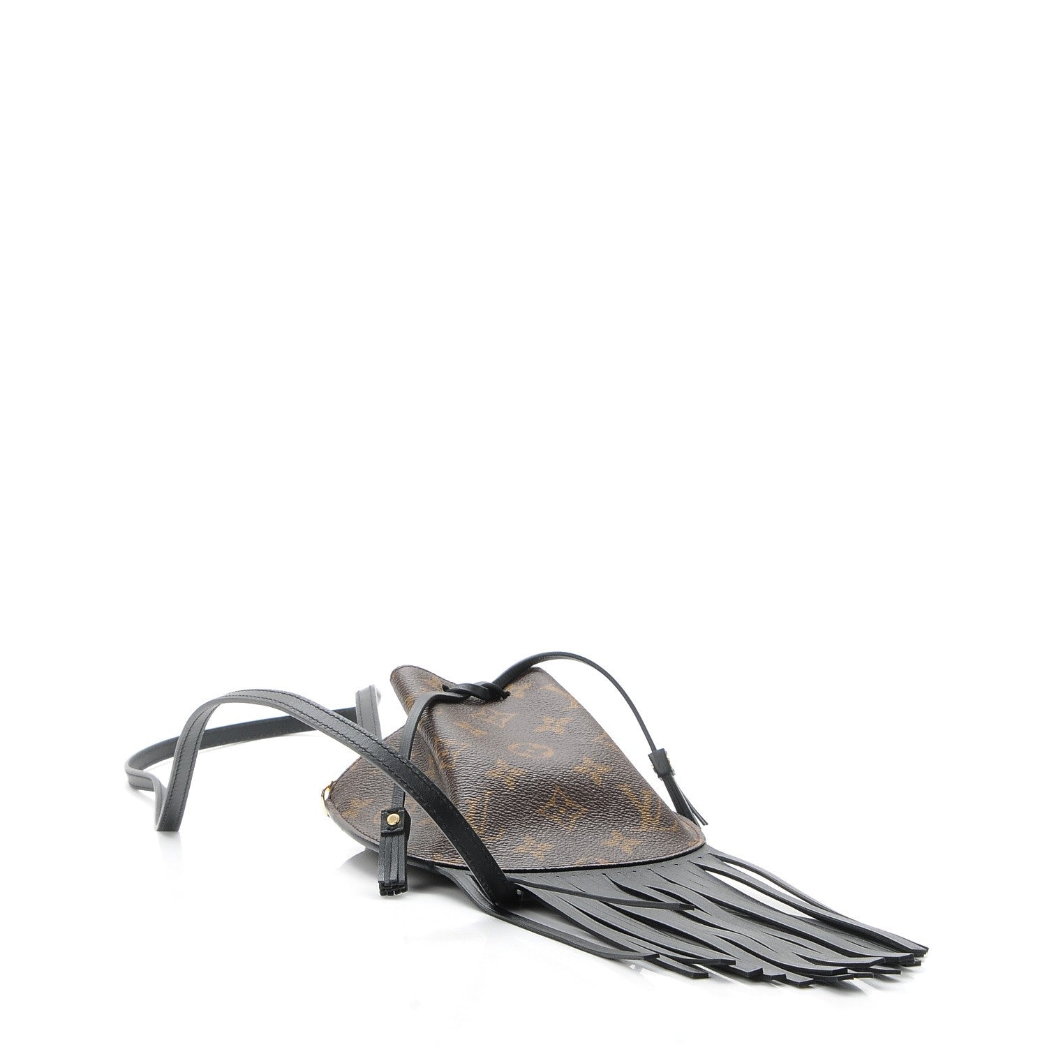 Louis Vuitton Monogram Fringed Mini Noe 4 of 7