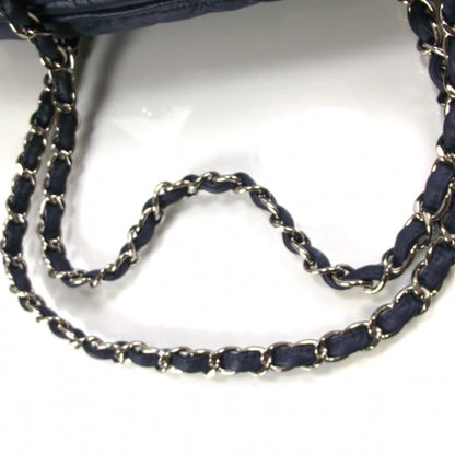Chanel Nylon Quilted Tweed on Stitch Zip Tote Blue 7 of 13
