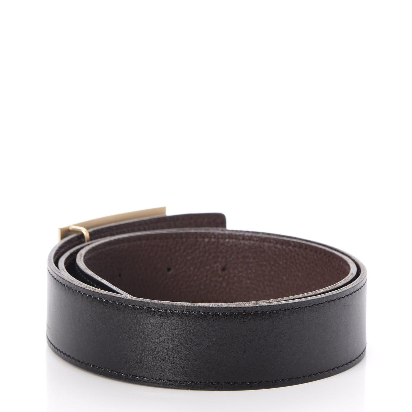Box Togo 32mm Collier De Chien CDC Belt 80 Black Chocolate