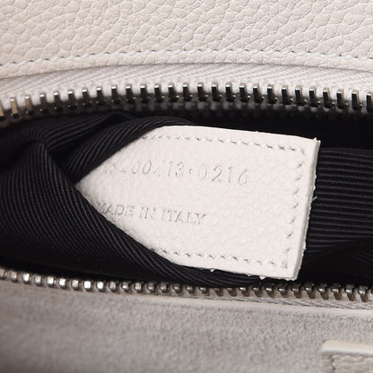 Saint Laurent Grained Calfskin Small Rive Gauche White 8 of 8