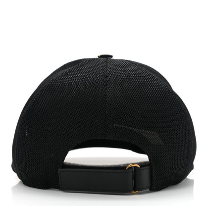 Gucci X SEGA Calfskin GUCCY Stars Baseball Hat M Black Gold 6 of 9