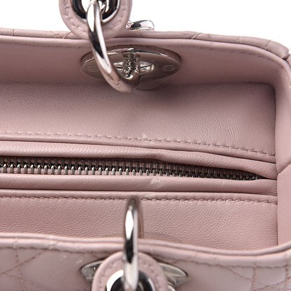 Christian Dior Lambskin Cannage Medium Lady Dior Light Pink 11 of 15