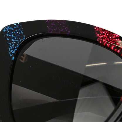 Gucci Acetate Glitter Sunglasses GG0327S Black 7 of 7