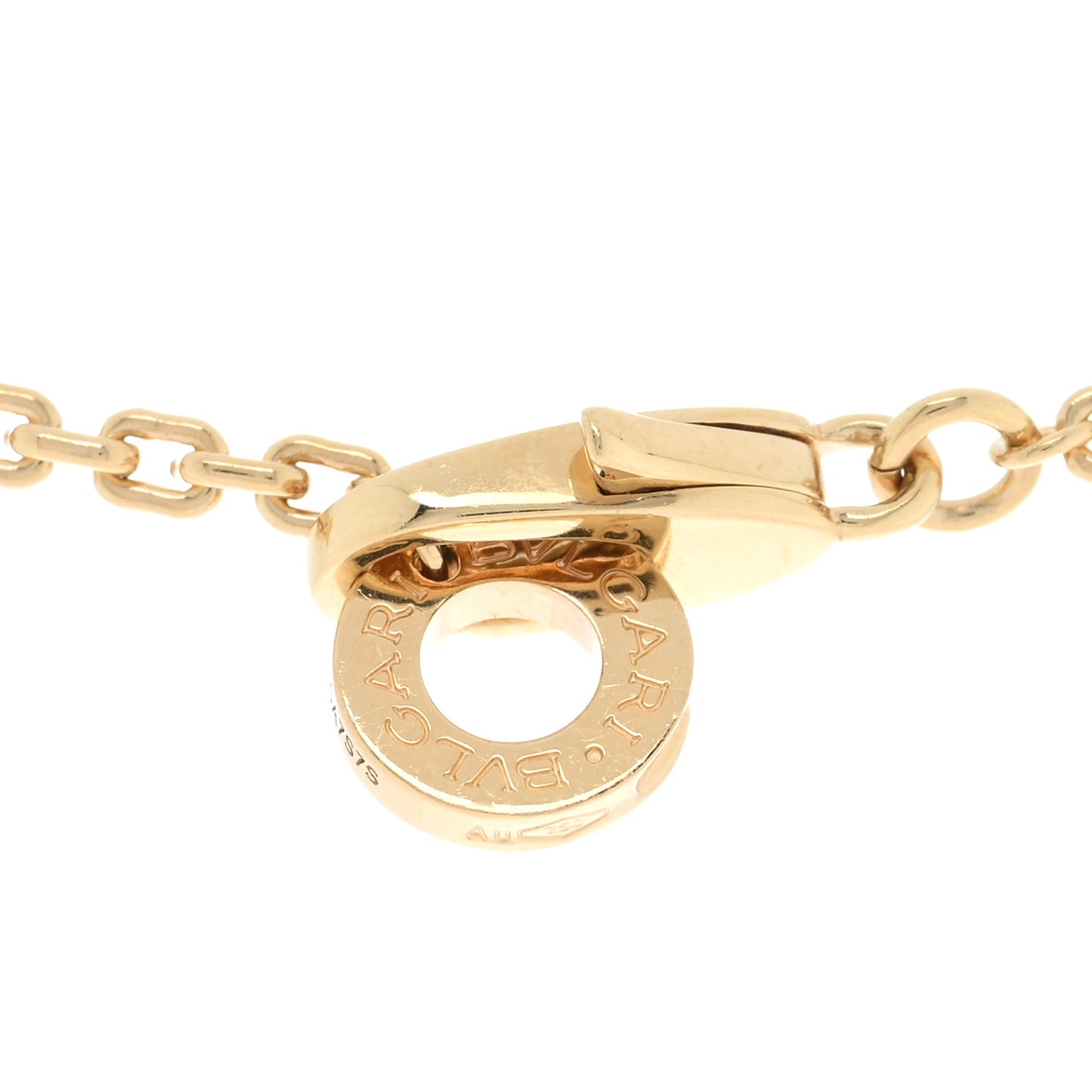 18K Yellow Gold Diamond Serpenti Viper Pave Pendant Necklace