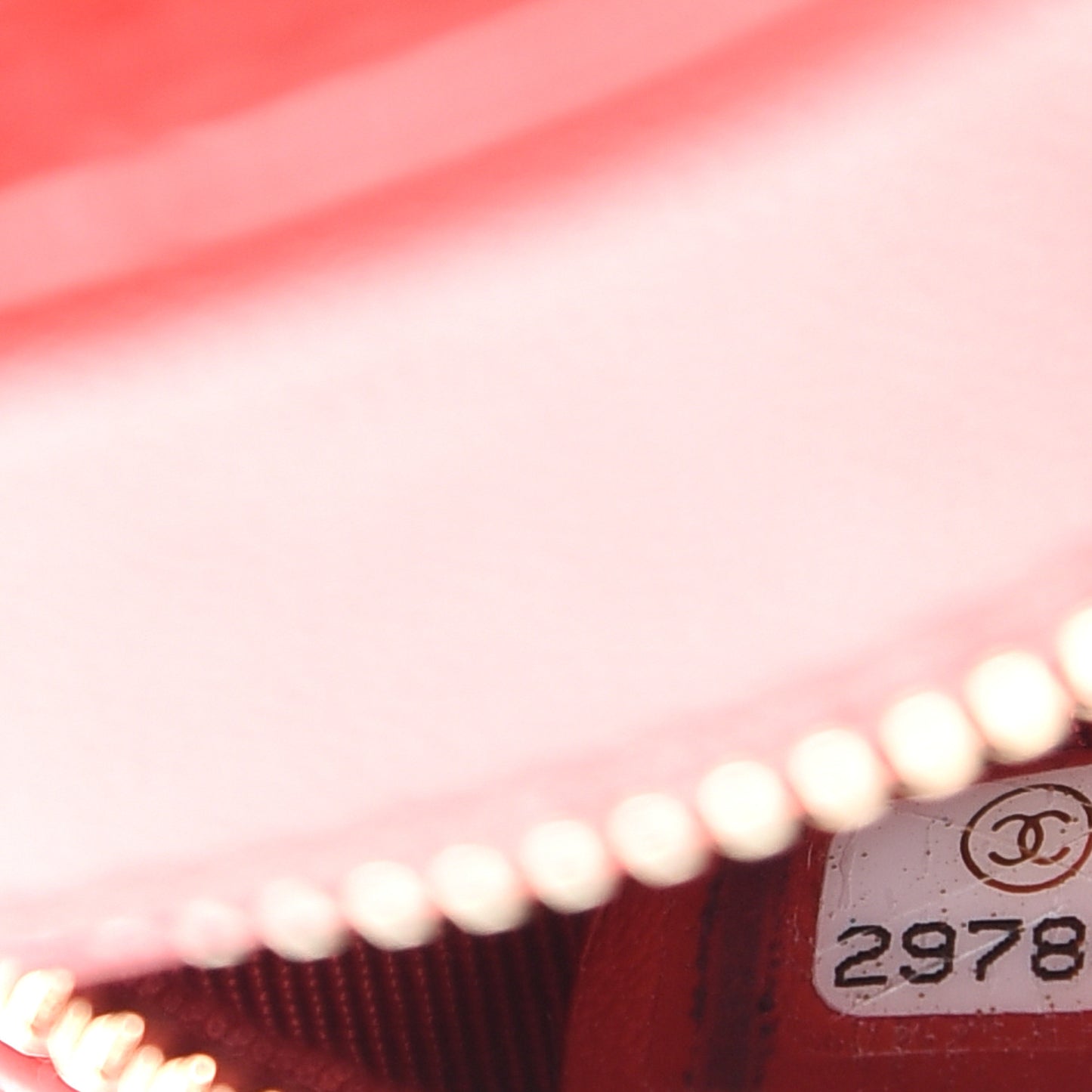 Lambskin Quilted Round Clutch With Chain Red