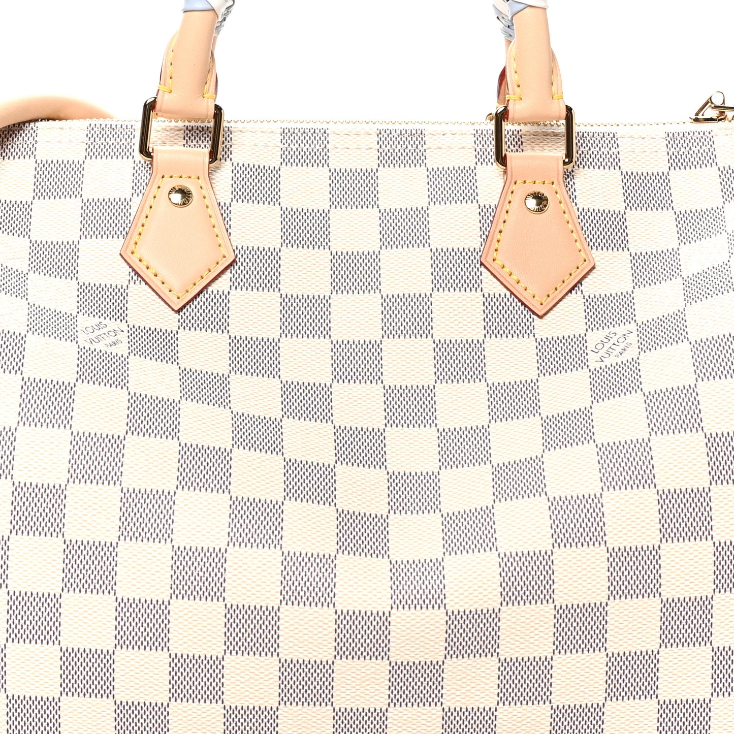 Damier Azur Braided Speedy Soft 30 Bleu Olympe
