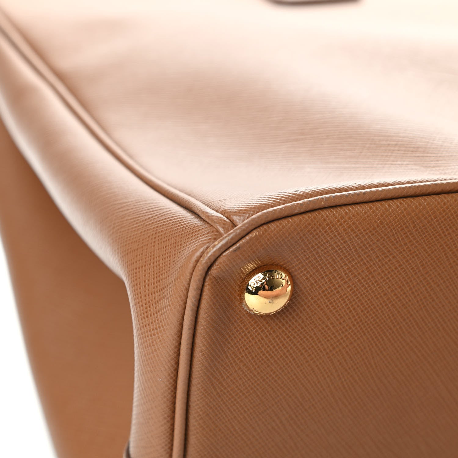 Prada Saffiano Medium Galleria Double Zip Tote Caramel 15 of 18
