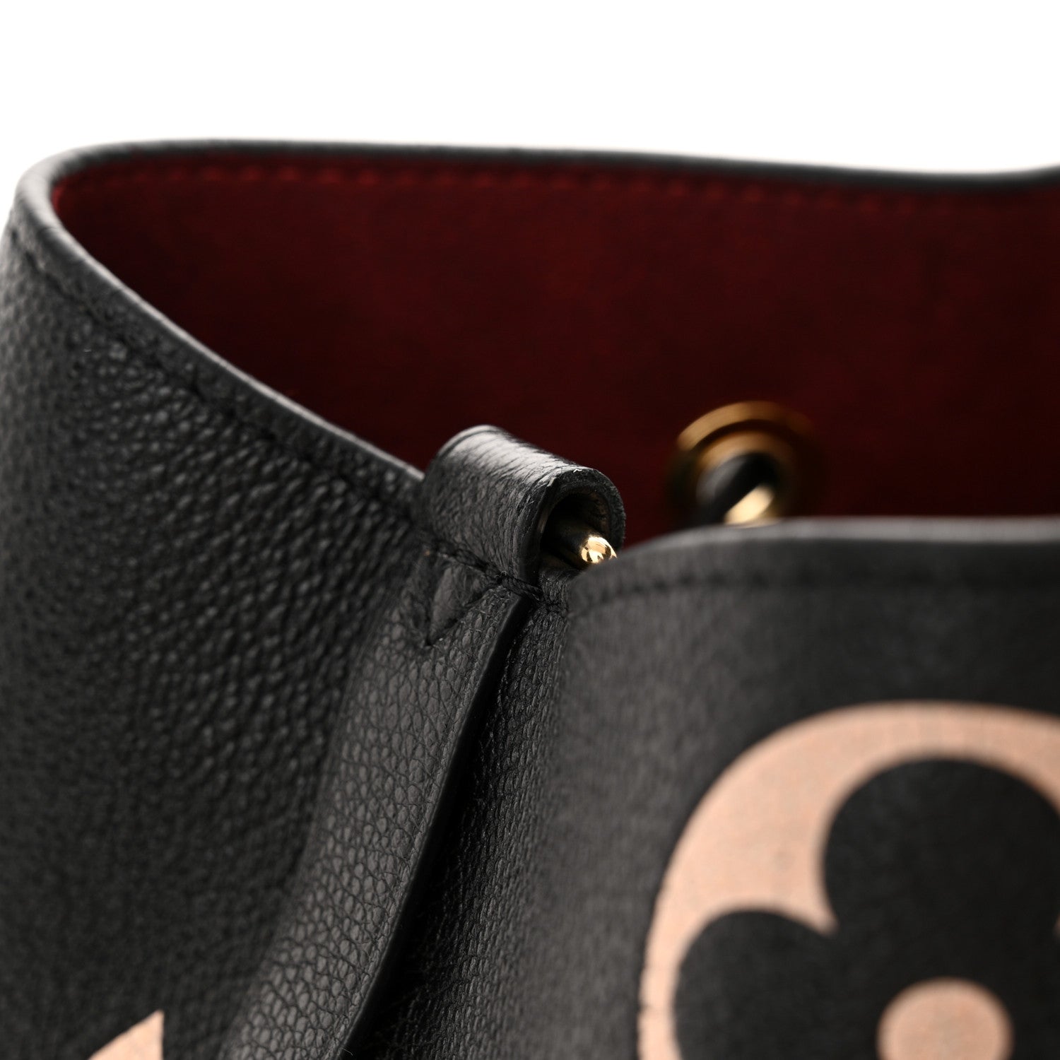 Louis Vuitton Empreinte Monogram Giant Neonoe MM Black Beige 13 of 15